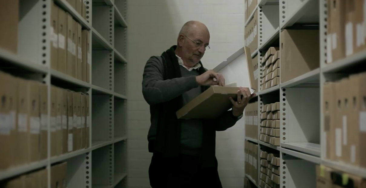 Still uit de korte documenaire over Gert Schutte Still uit de korte documenaire over Gert Schutte