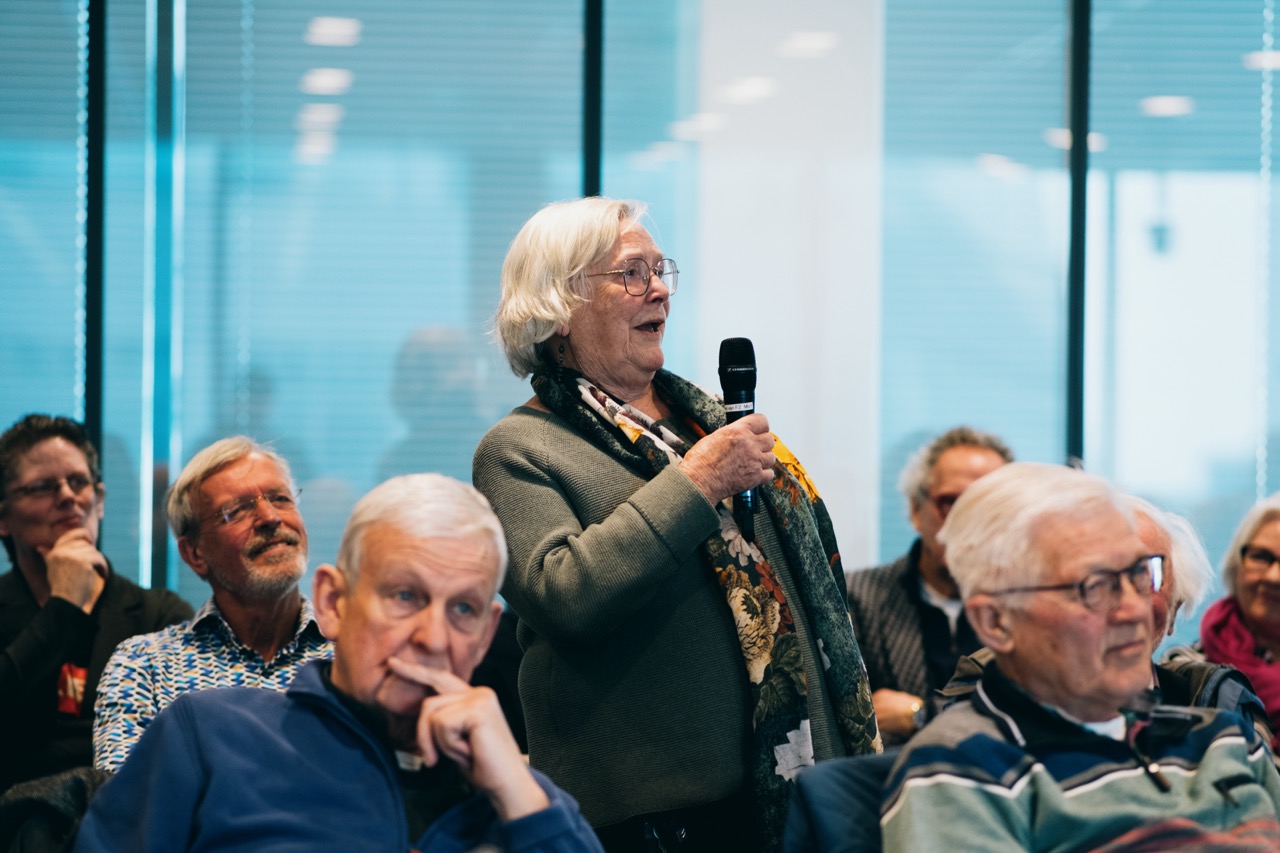 Anita Lantermans bij bijeenkomst peetouders van Almere