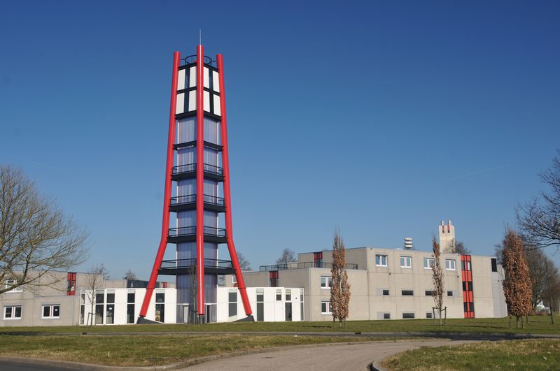 Slangentoren in Almere Stad, foto Anja de Graaf, collectie Stadsarchief Almere