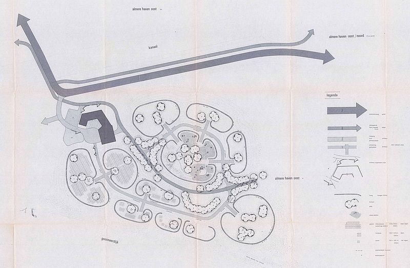 Schets Begraafplaats Almere Haven