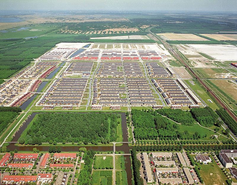 Almere Buiten met o.a. Seizoenenbuurt 2002 © Pandion Nederlands Fotomuseum