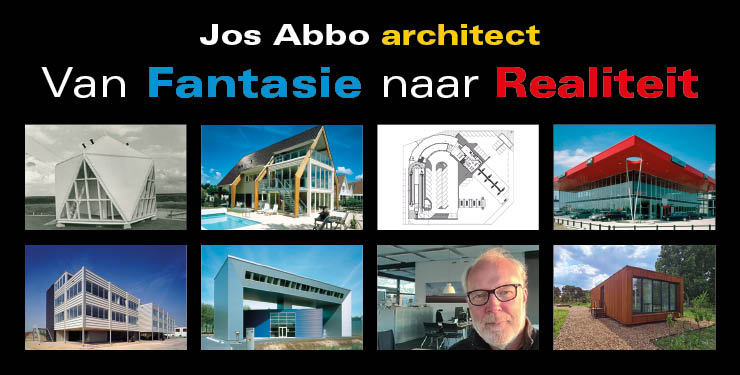 Collectie foto's van gebouwen van Jos Abbo en de architect zelf